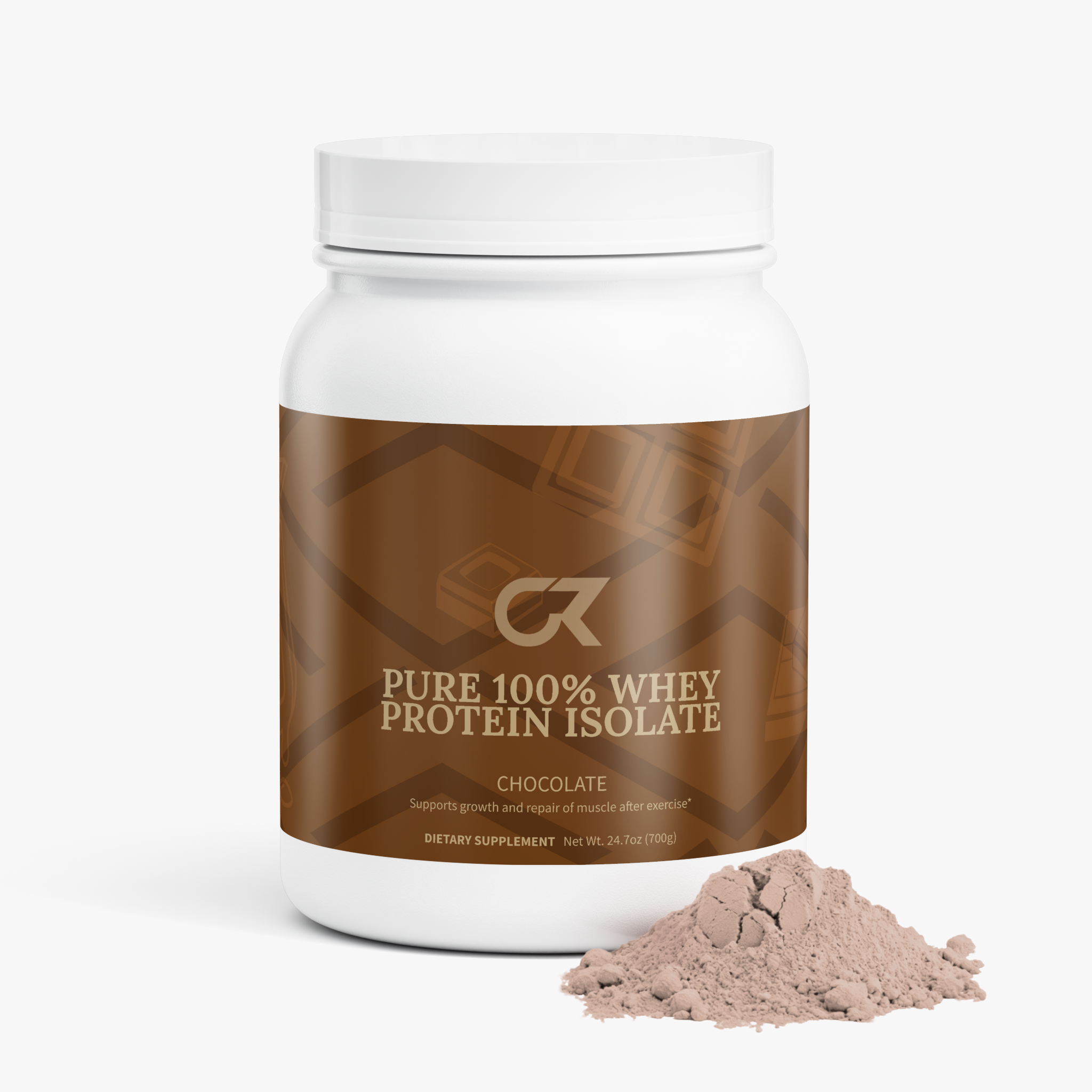 Whey Protein Isolado 100% Puro de Chocolate