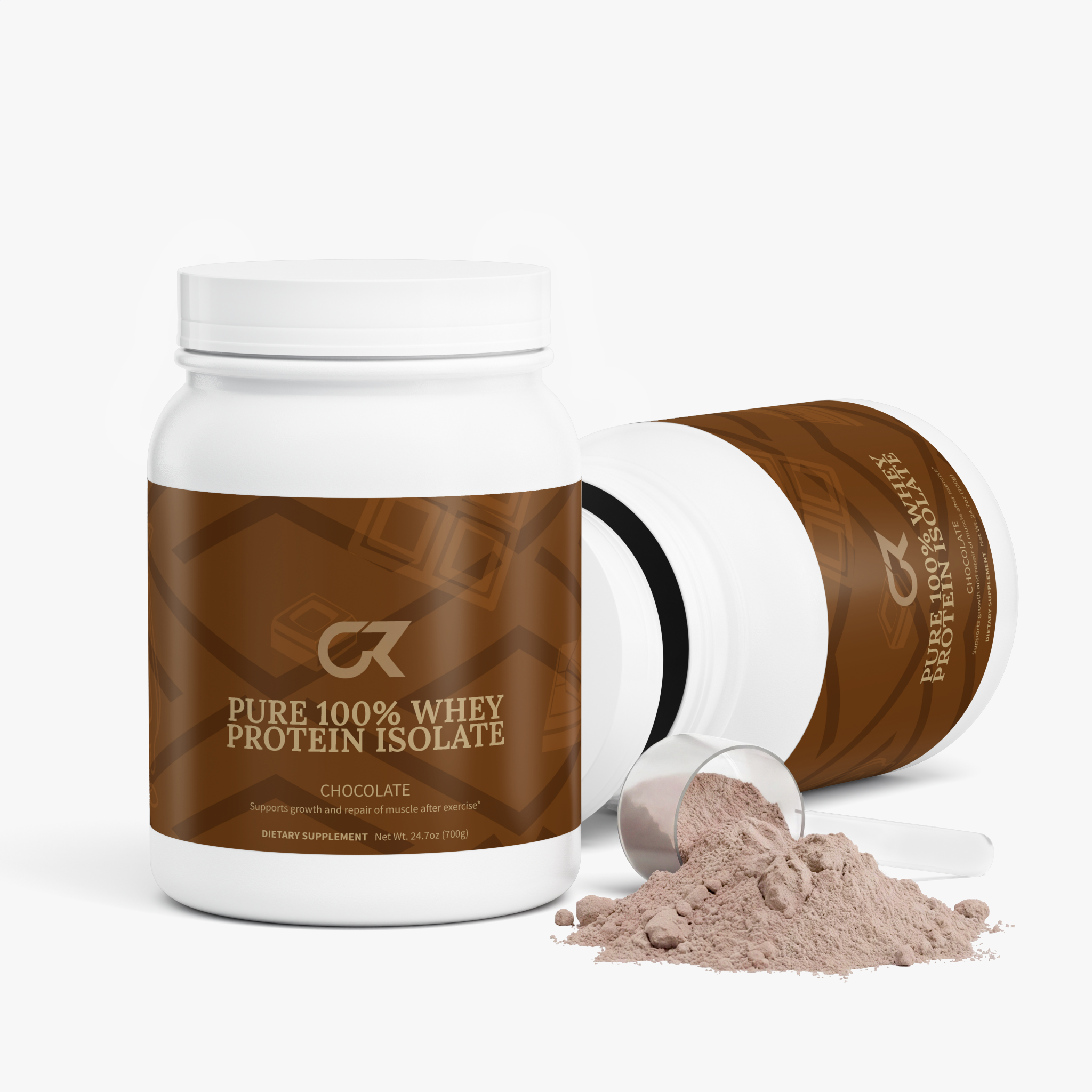 Whey Protein Isolado 100% Puro de Chocolate