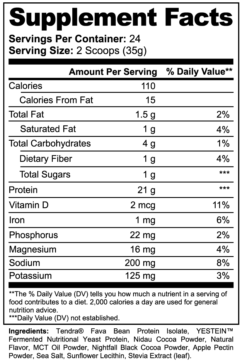 Proteína Vegetal de Chocolate