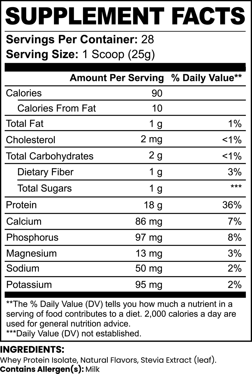 Whey Protein Isolado 100% Puro de Chocolate